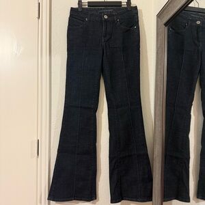 Banana republic dark wash flare jeans